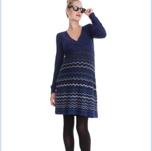 Seraphine Knitted ZigZag Dress